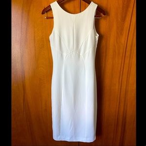 H&M Form-Fitting White Dress